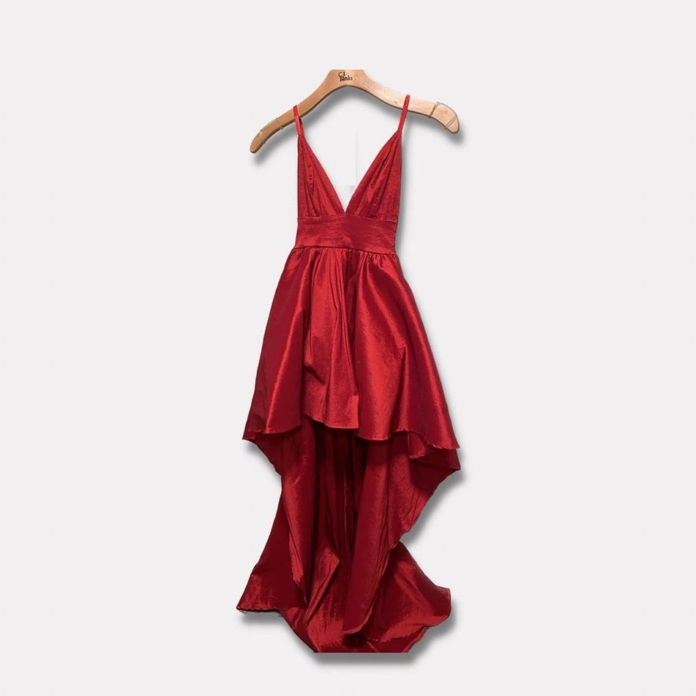 Windsor Red High Low Dress